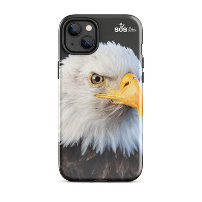 Étui de cellulaire solide pour iPhone® Pygargue