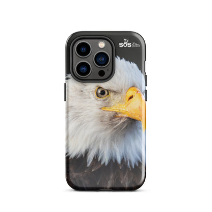 Étui de cellulaire solide pour iPhone® Pygargue
