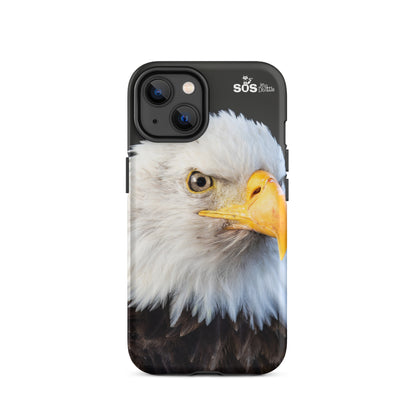 Étui de cellulaire solide pour iPhone® Pygargue
