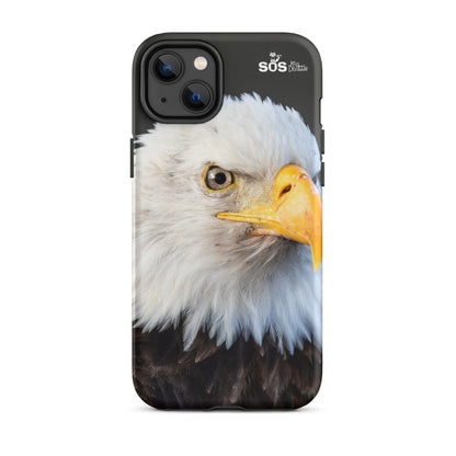 Étui de cellulaire solide pour iPhone® Pygargue