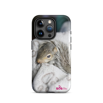 Étui de cellulaire solide pour iPhone® Écureuil