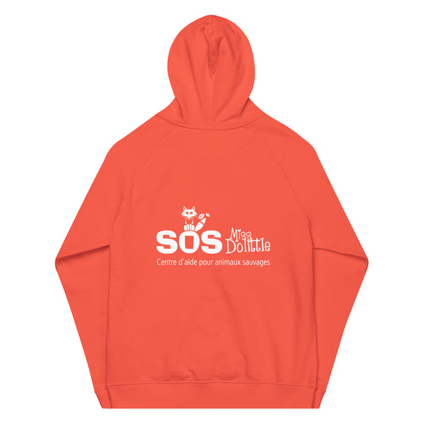 Chandail unisexe à capuche -Écoresponsabe- Logo - SOS Miss Dolittle
