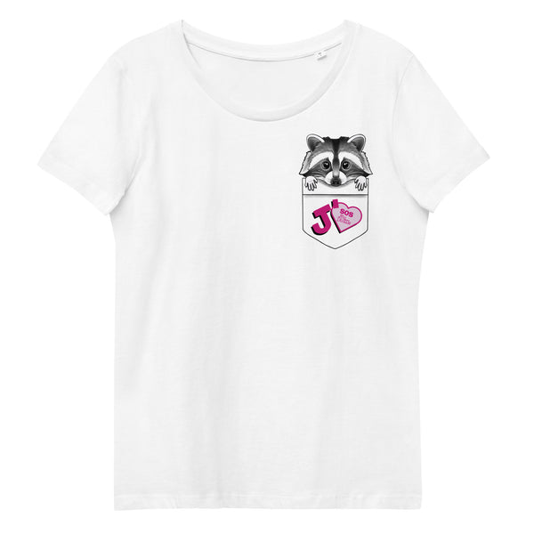 T-shirt col rond Écoresponsable Raton et logo | SOS Miss Dolittle