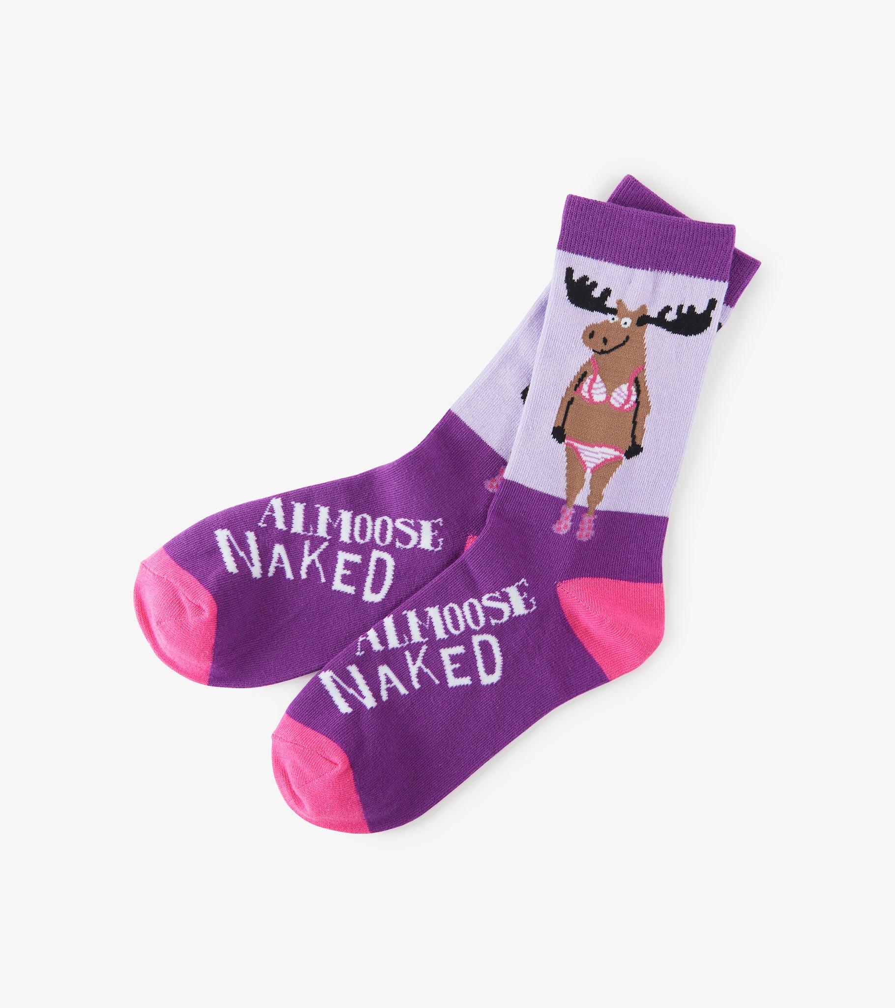 Chaussettes pour femme – Orignal « Almoose Naked »