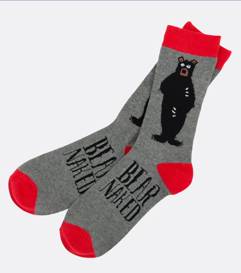 Chaussettes pour homme – Ours « Bear Naked »