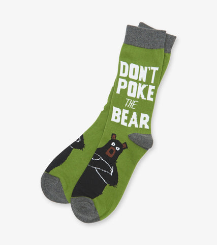Chaussettes pour homme – Ours « Don’t Poke The Bear »